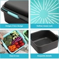 thumbnail image 6 of Microwave Cookware Steamer Food Container, 1.35L, Silicone BPA Free Steamer Bowl Basket Food Container for Steaming Fresh Meals or Frozen Vegetables with Removable Strainer, 6x6x3.2 Inches, 6 of 8
