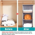 thumbnail image 5 of 5-Shelf Hanging Storage Closet Organizer  Oxford Rv Storage and Organization for Wardrobe  Inside  Camper Accessories  Nursery  Ba, 5 of 5