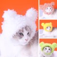 thumbnail image 2 of Cute Pet Hat with Ears Design - Soft and Comfortable Photo Props for Pet Cosplay, 2 of 8