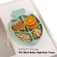 thumbnail image 5 of Plato con ventosa para bebés, platos divididos de silicona para niños, platos para niños pequeños Suministros de alimentación portátiles para la primera etapa, platos para niños pequeños Plato con ventosa para niños y utensilios Fish-Green Lake Blue Sailing Electrónica, 5 of 6