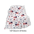 thumbnail image 3 of AuroraX 4th of&nbsp;July Throw Blanket for Couch with Designs White Fleece Summer Throw Blanket,50x60 inch Patriotic Printed Independence Day Decorations, 3 of 6