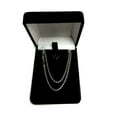 thumbnail image 4 of 14k White Gold Round Box Chain Necklace, 2.1mm, 18", 4 of 4