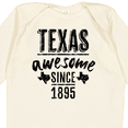 thumbnail image 4 of Inktastic Texas Awesome Since 1895 Boys or Girls Long Sleeve Baby Bodysuit, 4 of 5