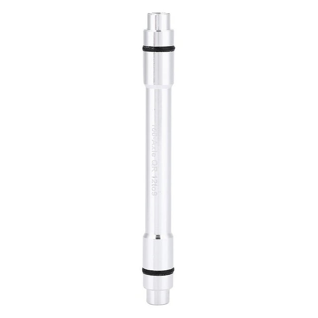 Bicycle Bike Thru Axle Hub Adapter 12mm to 9mm Quick Release Skewer Silver