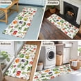 thumbnail image 5 of 2'x6' Rug Runners for Hallways Kitchen, Vegetables Non Slip Entryway Beside Floor Carpet Runner, Watercolor Farmhouse Fruits Washable Laundry Room Bedroom Throw Rugs Mat for Family Pet, 5 of 8