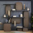 thumbnail image 4 of Bookcase Simple Modern Retro Italian Style Minimalist Bookshelf Display Stand My Lux Decor Round, 4 of 7