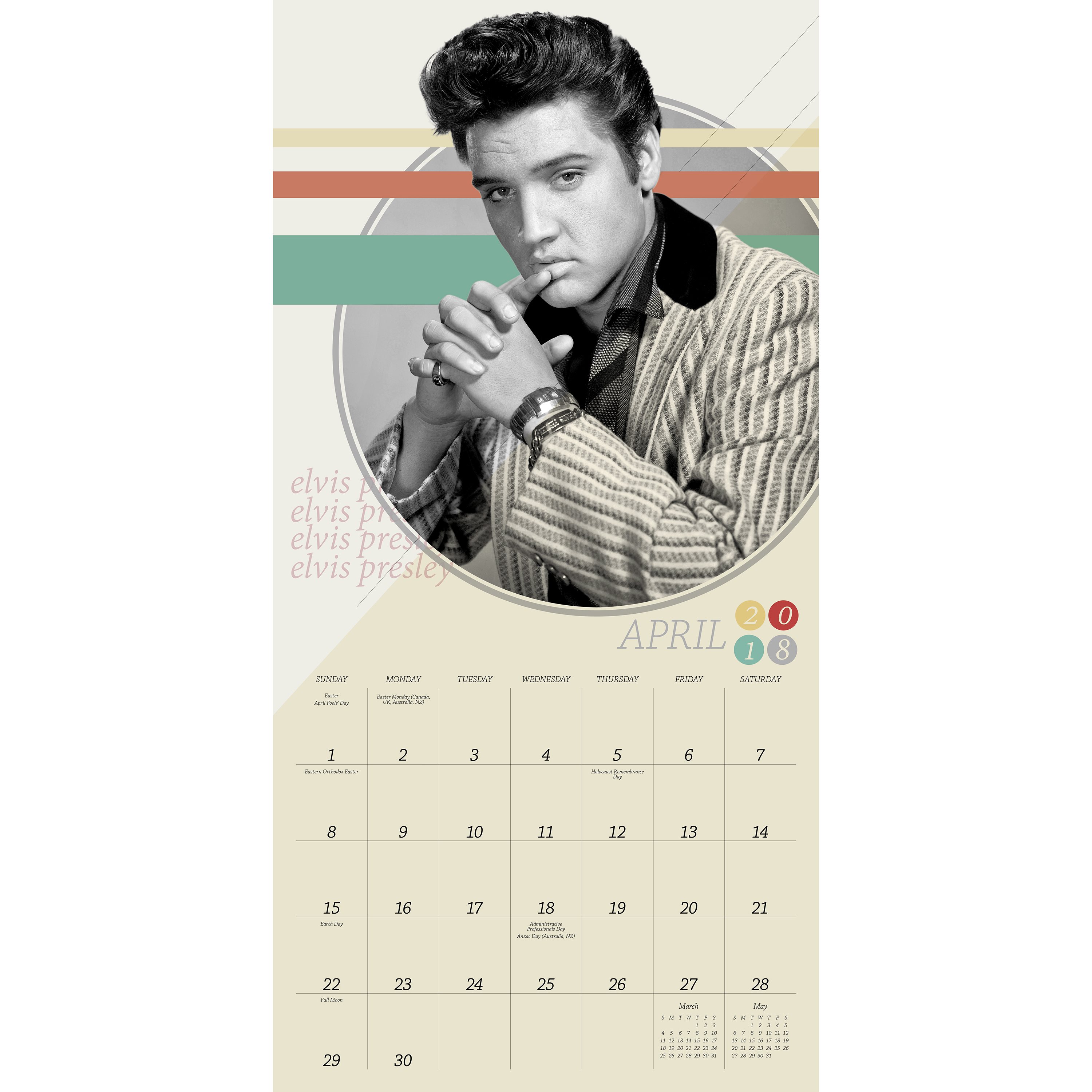 Elvis Calendar 2022 Walmart