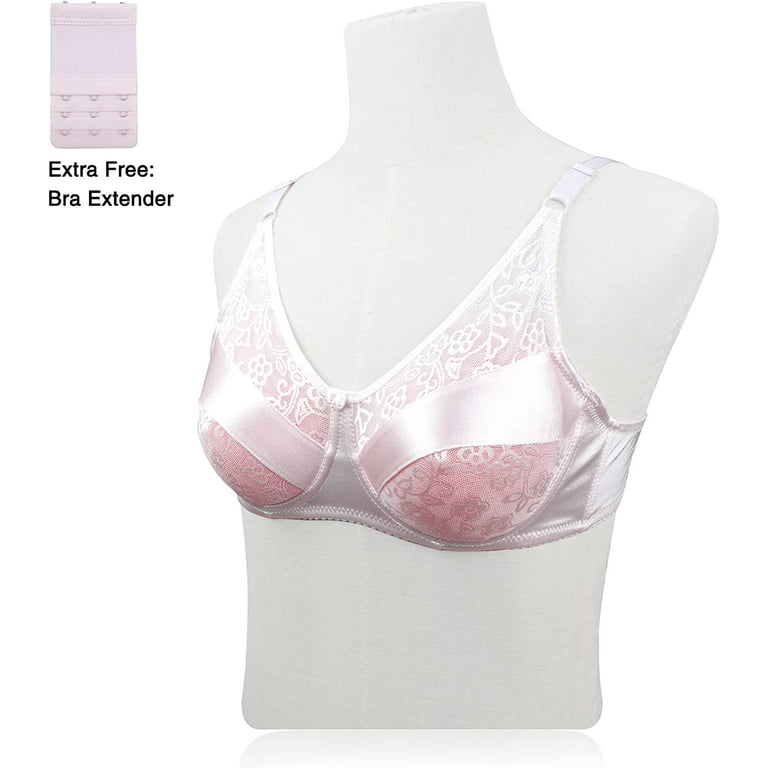 Special Pocket Bra for Silicone Breast Forms Post Surgery Mastectomy Pink  Bra Size 44/100 