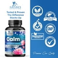 thumbnail image 4 of Natural Calm, Unwind & Relax Support - Ashwagandha, GABA, Magnesium, L-Theanine & More - Natural Focus, Energy & Immune Support - Nature's Non-GMO, Vegan, Gluten Free, Bottled in USA - 120 Capsules, 4 of 10