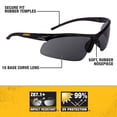thumbnail image 2 of Gafas de seguridad DEWALT DPG51-2C Radius Smoke 10 Base Curve Lens, 2 of 7