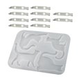thumbnail image 1 of Durable Gato Broche Colgante de silicona Decorativo Hecho a mano Kit de inicio Animal flexible para DIY Casting Wedding Party Pendientes, 1 of 5