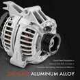 thumbnail image 5 of A-Premium Alternator Compatible with Chevrolet Impala 2000-2005, Venture 99-01 & Pontiac Montana 99-01, Trans Sport & Oldsmobile Silhouette, 3.4L 3.8L, 12V 125A CW 6-Groove Pulley, Replace# 10418889, 5 of 9