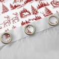 thumbnail image 3 of Homewish Teens Merry Christmas Blackout Curtains Set of 2 (52x84 Each), Christmas Reindeer Animal Window Curtains, Cartoon Xmas Tree Curtains and Drapes, Living Room Curtains Decor, 3 of 6
