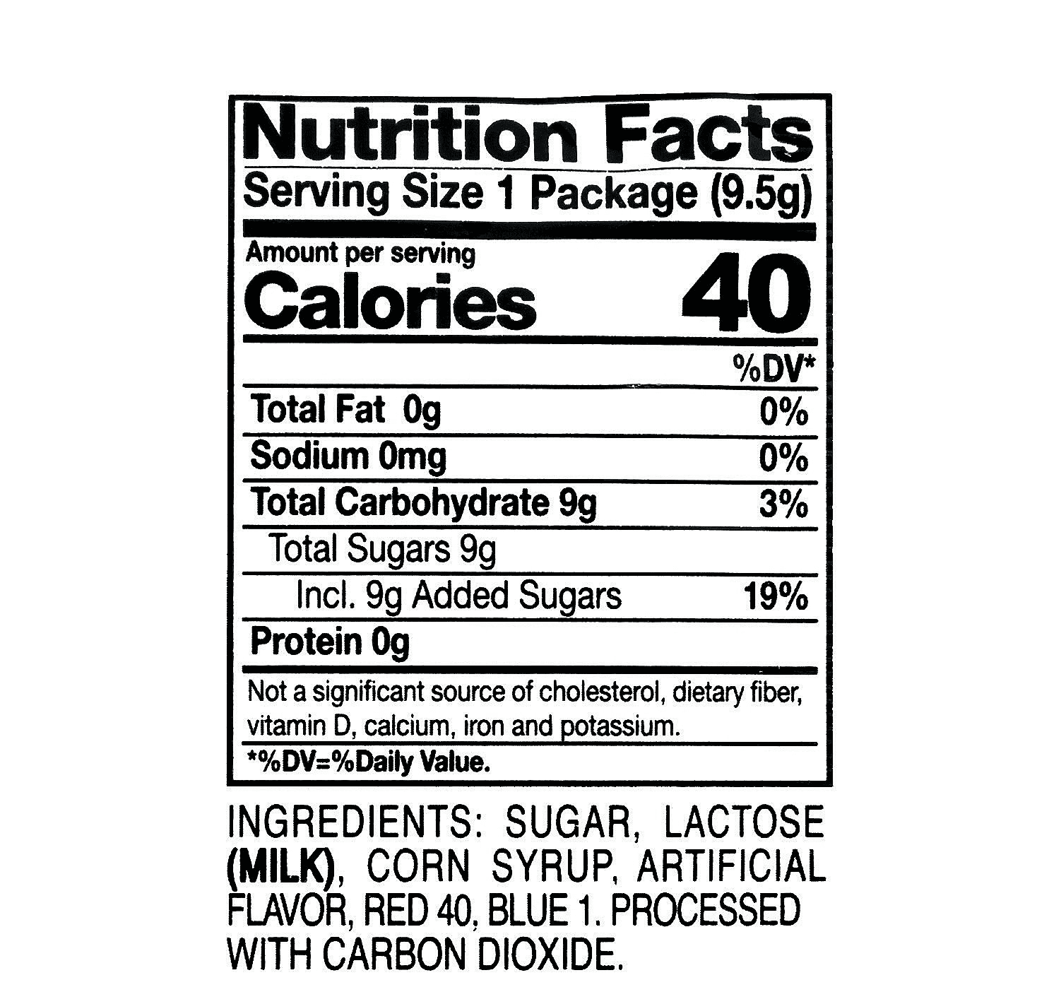 Pop Rocks Cotton Candy Flavor Popping Candy – 24 Count, 7 oz Total, Fat-Free Party Candy