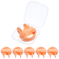 thumbnail image 3 of 6pcs Silicone Earbuds with Strap Nose Protection Swimming Accessory for Kids and 4pcs, 3 of 6