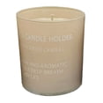 thumbnail image 3 of Porta velas cristal Prichos Cristal Frases Multicolor 1 Pieza, 3 of 4