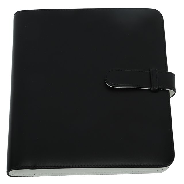 Álbum de fotos de 3 pulgadas y 256 bolsillos, de piel sintética, estuche para guardar fotos, libro de colección para cámara, color negro