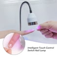 thumbnail image 3 of Pequeña Lámpara De Uñas LED UV, Chips De Luz 3pcs 2600mAh 60s Toción De La Lámpara De Curado De Pegamento Ultravioleta 9W Con Cable De Carga USB Para Salón De Uñas Para, 3 of 7