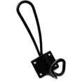 thumbnail image 2 of 10pcs Coat Hook Large Bimetal Fastener Robe Hook Cloth Lanyard Screws Black, 2 of 5