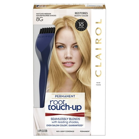 Clairol Root Touch-Up Permanent Hair Color, 8G Medium Golden