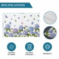 thumbnail image 6 of Spring Hydrangeas Placemats Set of 4, Purple Floral Butterfly Leaves Placemats for Dining Table, Place Mats for Kitchen Tabletop, Waterproof Wipeable Dining Table Mats Set, 6 of 9
