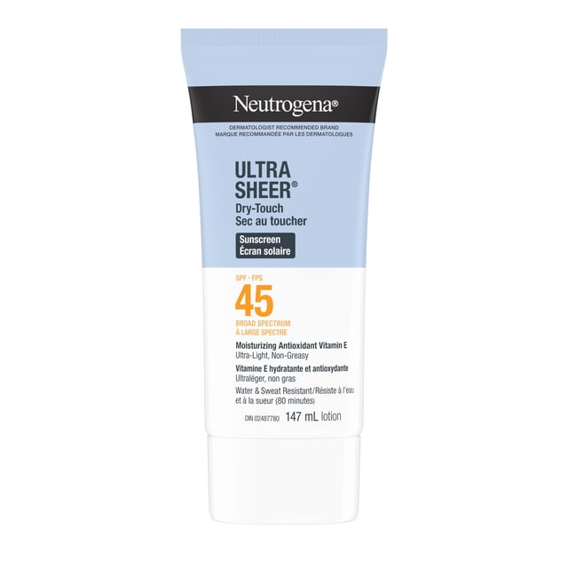 Neutrogena Sunscreen Lotion SPF 45, Ultra Sheer Dry Touch
