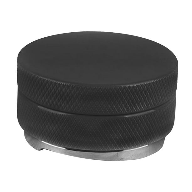 Stainless Steel Coffee Tamper Hammer Leveler Tool Professional Black