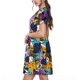 thumbnail image 2 of Balery Retro Panther Vestidos sueltos de manga corta para mujer, vestidos de verano 2025, vestidos casuales de corte A con vuelo., 2 of 6