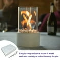 thumbnail image 4 of Hyasfey 96 Pcs Petite Mèche en Céramique pour Foyer de Table Feu de Camp Absorption d'Alcool Réutilisable Mèche en Feu de Carbone Adaptée pour Cheminée à Éthanol Bioéthanol, 4 of 8