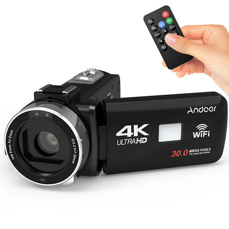 Andoer 4K Ultra WiFi Digital Video Camera Camcorder DV Recorder 16X Zoom 3.0