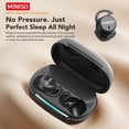 thumbnail image 4 of MINISO MS217 Wireless In-Ear Earbuds with AI Translation, Bluetooth 6.0, Clear Calls, 130+ Languages, Black, 4 of 14