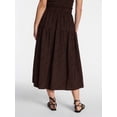 thumbnail image 4 of Time and Tru Women’s Tiered Maxi Skirt, Sizes XS-XXXL, 4 of 6