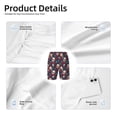 thumbnail image 5 of Cauagu Skull red flower blue Print Swim Trunks for Men,Youth Boys Swim Shorts Compression Liner Beach Shorts Boys' Swimming Shorts 7-20 Years Bathing Suit-Medium, 5 of 7