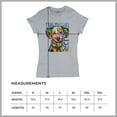 thumbnail image 5 of Tee Hunt Dean Russo Dalmatian Luv Colorful Dog T-Shirt Neon Puppy Women's T-Shirt Tee, Gray, XX-Large, 5 of 5