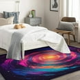 thumbnail image 4 of Galaxy Area Rugs for Bedroom Living Room - 4x6 ft - Colourful Carpet for Home Decor - Starry Sky Patterned Decorative Indoor Large Rug - Washable & Soft & Non Slip & Low Pile (ZF&8461), 4 of 7