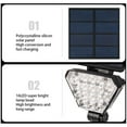 thumbnail image 3 of Wosthever Light Jardín al aire libre Camino solar Lámpara de noche impermeable Patio inalámbrico Parque Iluminación Caminar Paisaje Automático Iluminación y accesorios RGB 3000K 6000K Wosthever HA072729-03, 3 of 6
