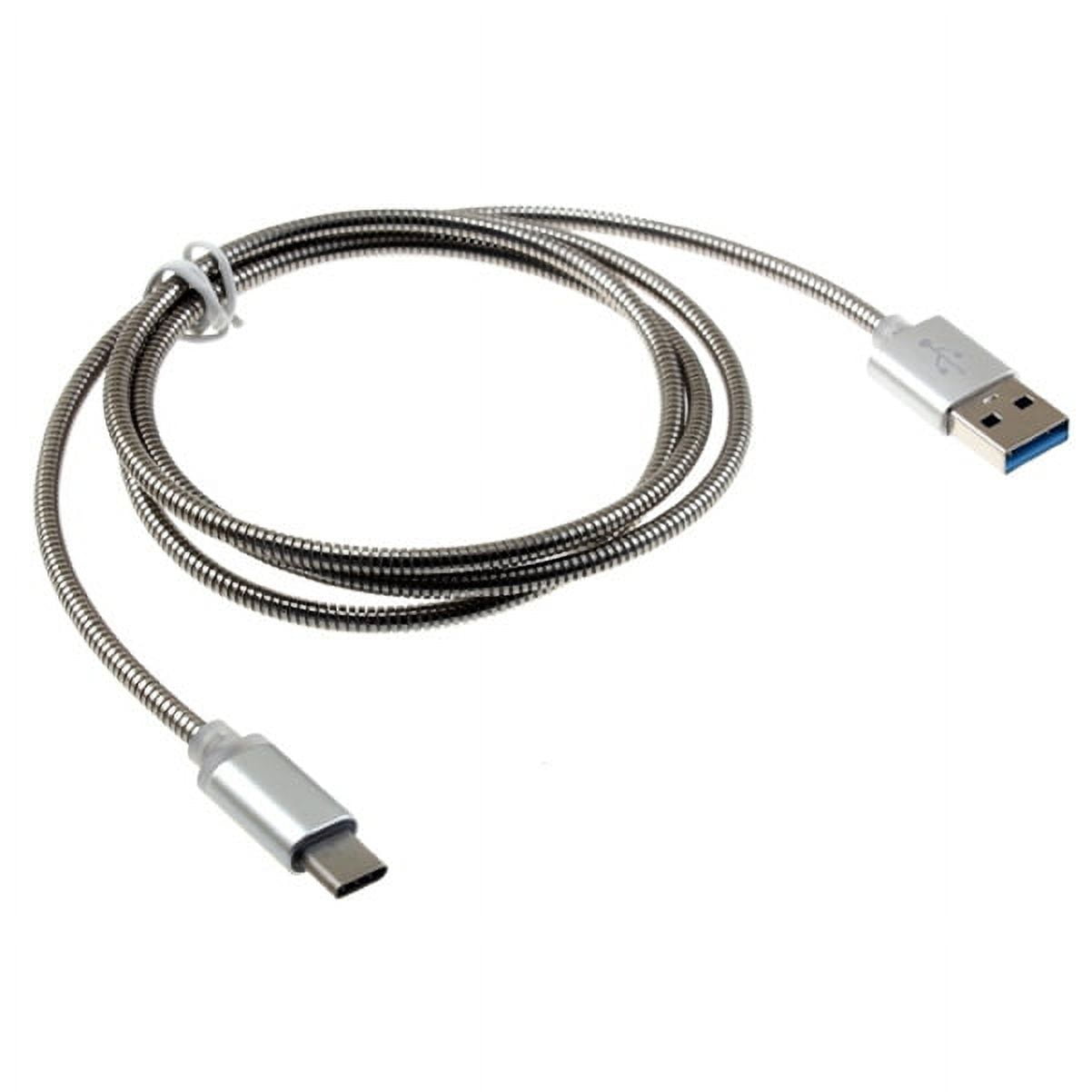 Metal USB-C Cable w OEM Home Charger for Samsung Galaxy A73 5G,A53 5G,A33 5G,A13 5G,A03s Phones - 3ft Type-C Charger Cord Power, Adaptive Fast USB Power Adapter