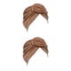 thumbnail image 4 of Qarigey Turban Knot Hijab Donut Elástico Cover Beanie Stretch Bonnet Head para mujer de cara Accesorios de maquillaje Gris Type3 NO3, 4 of 6
