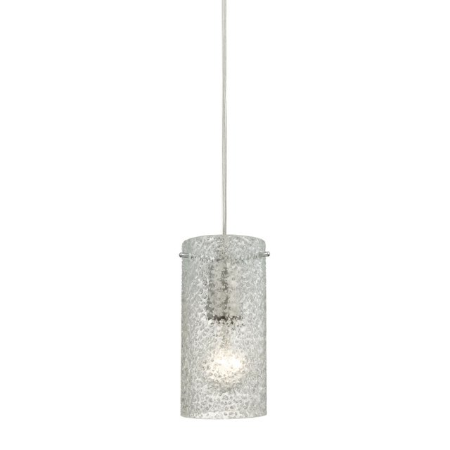ElkGroup International 10242/1CL Ice Fragments 1 Light Pendant In Satin Nickel