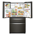 thumbnail image 2 of Whirlpool WRX735SDHV 25 Cu. Ft. Black Stainless 4 Door French Door Refrigerator, 2 of 5