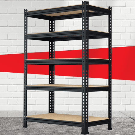 TrumanPick Storage Shelves Metal 5 Tier Garage Shelving Heavy Duty 28"W x 12 D x 59"H Adjustable Shelving Unit for Garage Utility Rack Shelf for Basement Pantry Closet