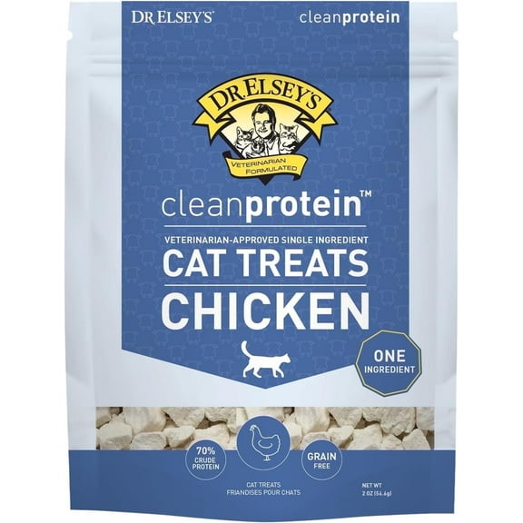 Dr. Elsey's® Freeze-Dried Chicken Flavor Soft Treats for Cats, 2 oz Pouch