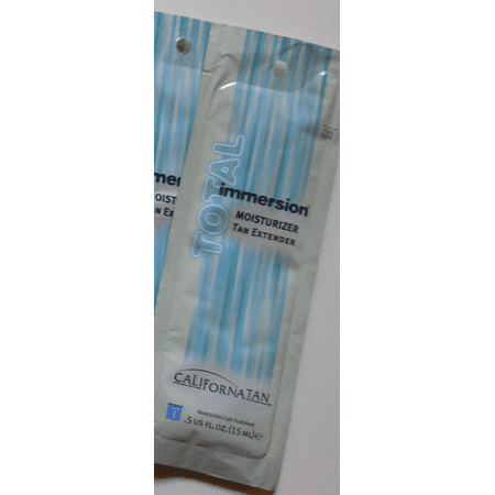 Dark Tan Combo - California Tan Total Immersion Moisturizer Dark Tan Extender (.34 Oz)