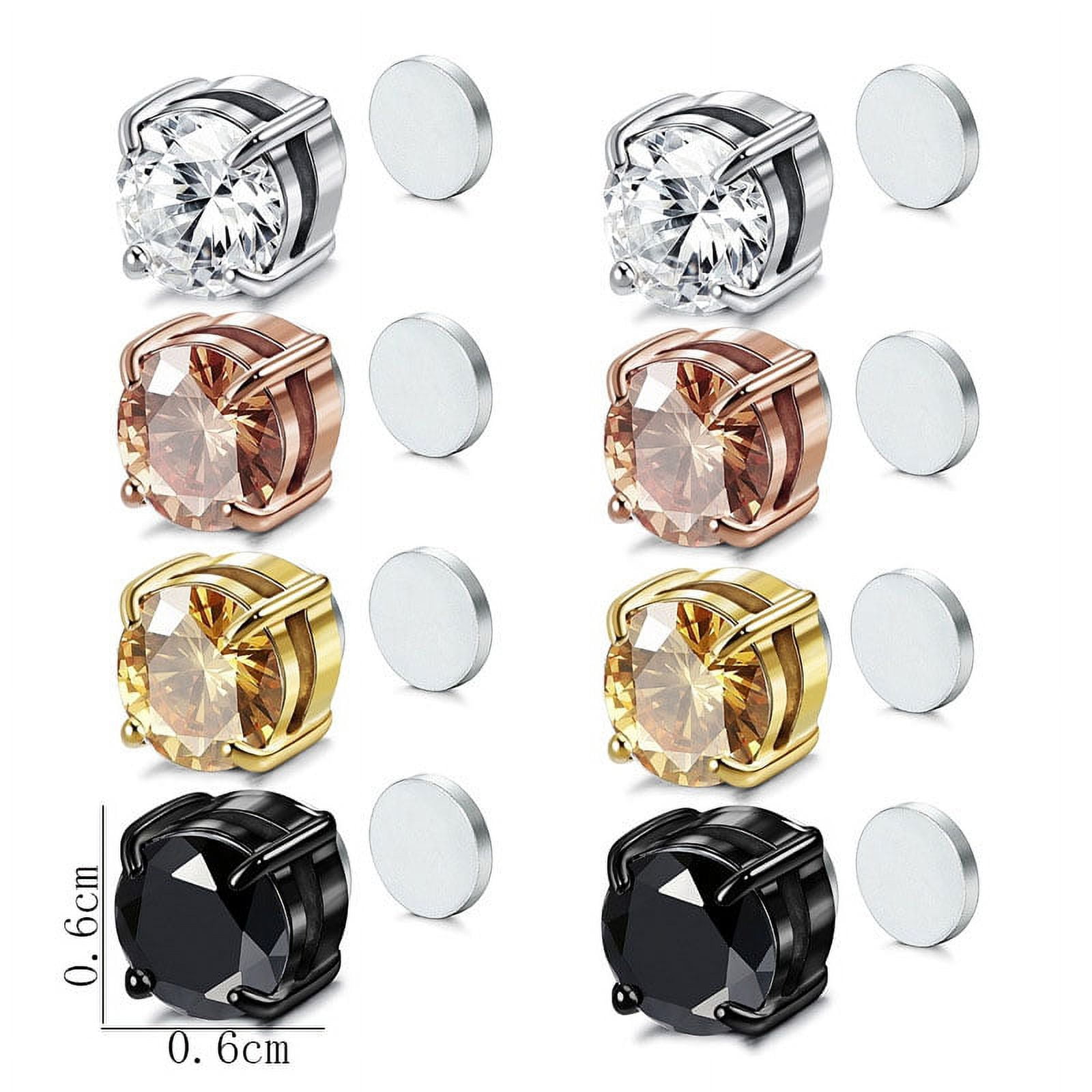 Amazon.com: VEXXS S925 Diamond Stud Earrings for Men, 14K Real Gold Plated  Iced Out Earrings 5A CZ Stones 925 Sterling Silver Studs for Men Women  Hypoallergenic Earrings: Clothing, Shoes & Jewelry