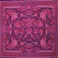 thumbnail image 1 of Ahgly Company Indoor Square Animal Pink Traditional Area Rugs, 5' Square, 1 of 4