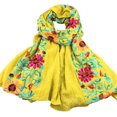 thumbnail image 2 of Levmjia Women Scarf Soft Shawl Floral Embroidery Print Wrap Lightweight Versatile Spring Autumn Winter Outdoor Travel Daily Wear Wedding, 2 of 5
