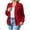 CRed, variant on Agkizg Womens Zip Up Sweatshirts Jackets Casual Long Sleeve Loose Outwear Fall Fashion Outfits with Pockets, Sizes XXL