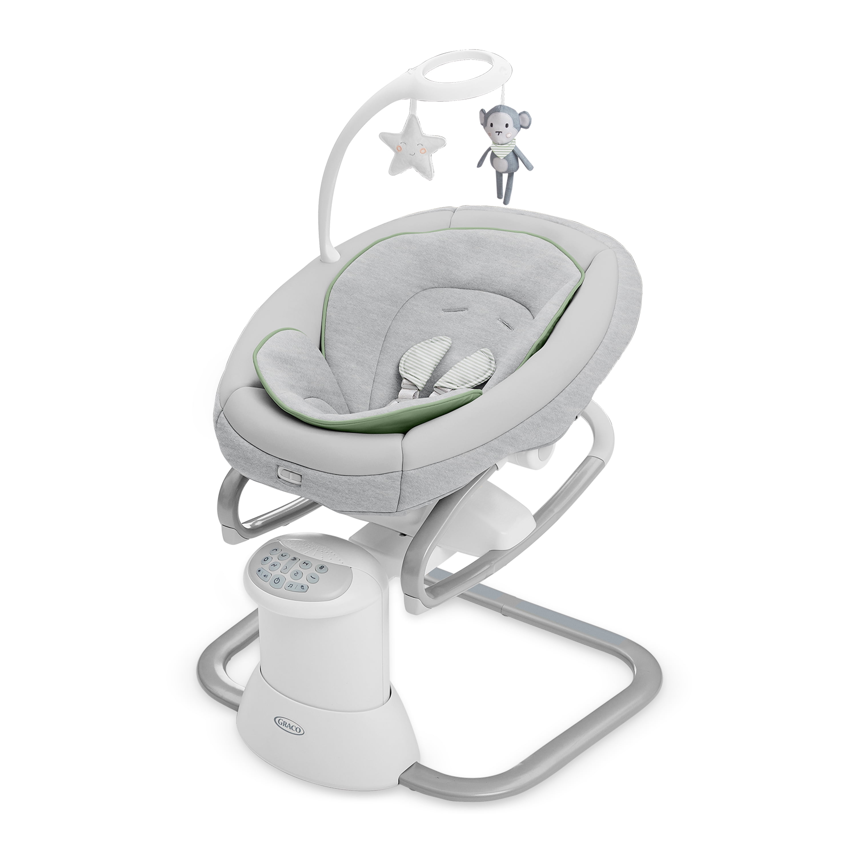 NEW Graco 2 in 1 Baby Swing Rocker Bouncer Chair Adjustable Swing Speed 