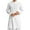 White, variant on Brglopf Mens Kaftan Thobe Button Down Long Sleeve Robe Casual Henley Shirts Cotton Linen Muslim Gown Tops Black XL