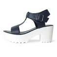thumbnail image 2 of J. Adams Corby Platform Sandals for Women - T-Strap Mid Heel Sandal Wedges - Summer Shoes for Women | Polyurethane, 2 of 7